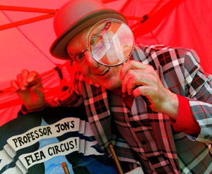 Professor Jon’s Flea Circus at Sheffield May Fayre